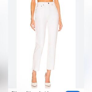 Citizens Of Humanity Jolene jeans High Rise Vintage Slim White denim Revolve 32
